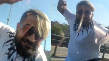 Hamile kadının aracına saldıran trafik magandası tutuklandı