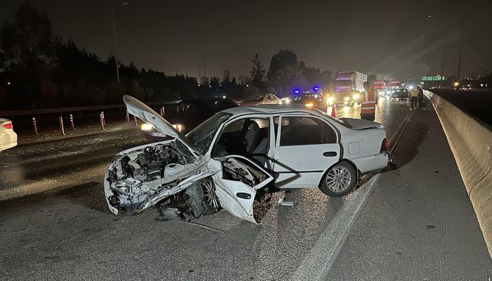 Adana’da iki otomobilin çarpıştığı kazada 1 kişi yaralandı