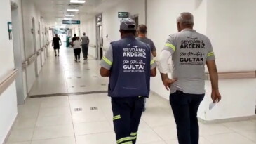 AKDENİZ BELEDİYESİ PERSONELİNE SALDIRI