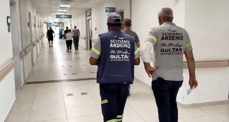 AKDENİZ BELEDİYESİ PERSONELİNE SALDIRI