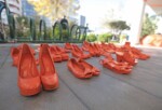 Mezitli’de turuncu ayakkabı sergisi