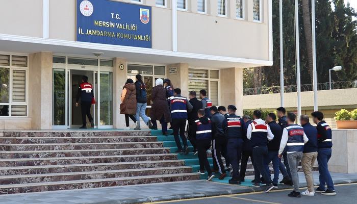 Mersin ve Gaziantep’teki DEAŞ operasyonunda yakalanan 9 şüpheliden 7’si tutuklandı