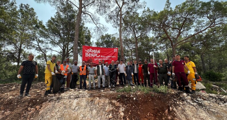 Mersin’de “Orman Benim” Kampanyası Devam Ediyor
