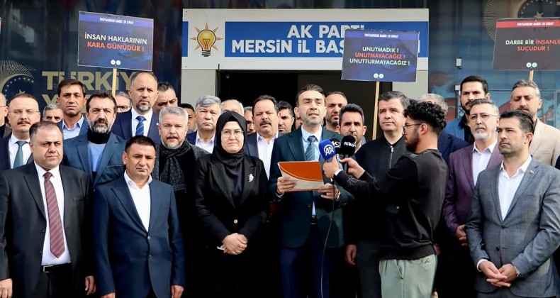 AK Parti Mersin İl Teşkilatı 28 Şubat’ı Kınadı