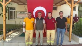 Bölge Müdürü Ataş’tan Yaralı Personele Geçmiş Olsun Ziyareti