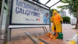 BÜYÜKŞEHİR’DEN KUVVETLİ YAĞIŞ SONRASI TEMİZLİK ÇALIŞMASI