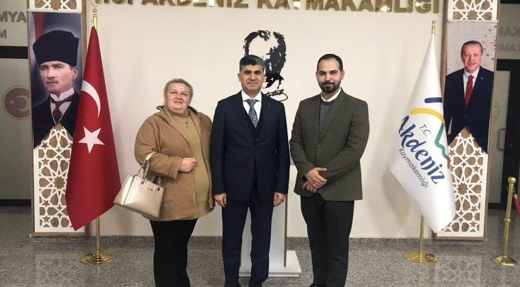 Çetinkaya AVM Yetkililerinden Akdeniz Kaymakamı Zeyd Şener’e Ziyaret