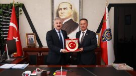 EMŞAV’dan Mersin İl Emniyet Müdürü Aktaş’a Ziyaret